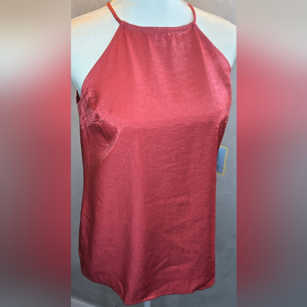 CeCe Wine Shimmer Camisole Size XS